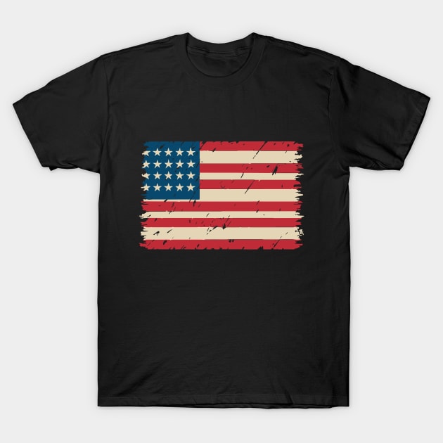 Flag USA. United States flag. American flag. National symbol of usa T-Shirt by designgoodstore_2